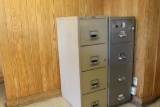 Victor (tan) 4 drawer FIRE PROOF filing cabinet