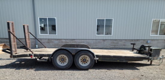 *Heavy Duty Shop Built Trailer with Ramps