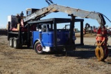 Prentice 410E Knuckleboom Mounted on Firetruck Chassis