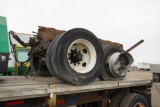 Wheels and Jacks To Mount Under Flatbed Trailer