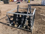 New Skid Steer Auger Attachment