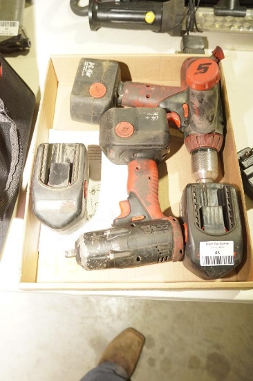 Snap-on Cordless Drill and Impact