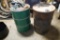 Barrels with Used Oil