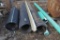 Assorted PVC Pipe and Black Tile