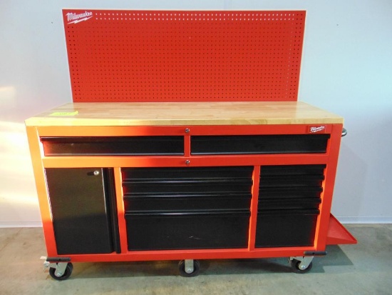 * Red Milwaukee Rolling Toolbox