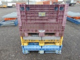 * Stackable Plastic Crates (X3)