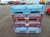 * Stackable Plastic Crates (X4)