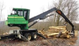 John Deere 437C Knuckleboom