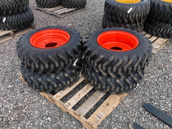 New Set of 4 Bobcat Wheels and Tires