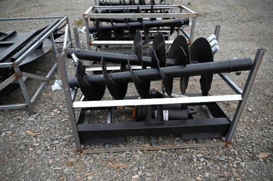 New JCT Skid Steer Auger Attachment