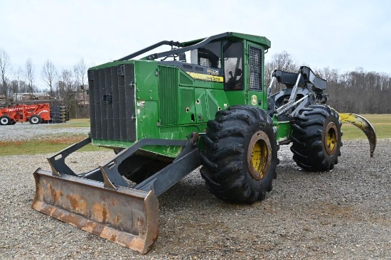 2017 John Deere 648L Dual Arch Grapple Skidder
