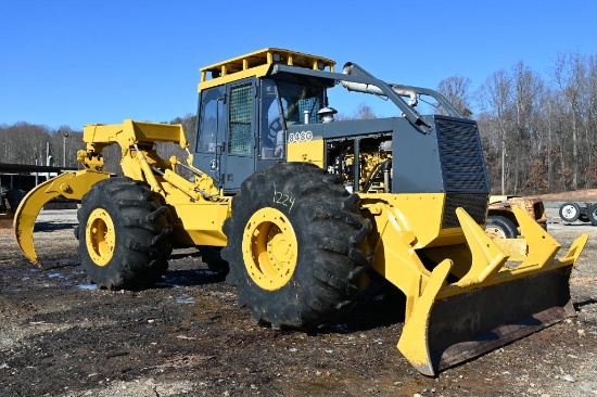 2004 John Deere 848G Dual Arch Grapple Skidder