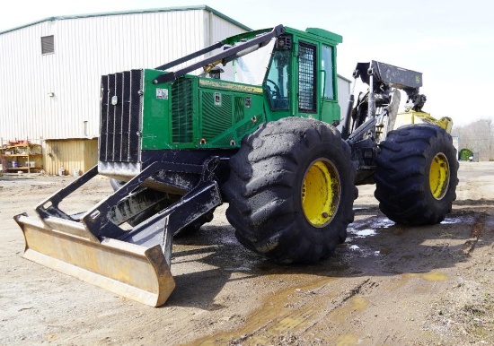 2010 John Deere 648H Dual Arch Grapple Skidder*