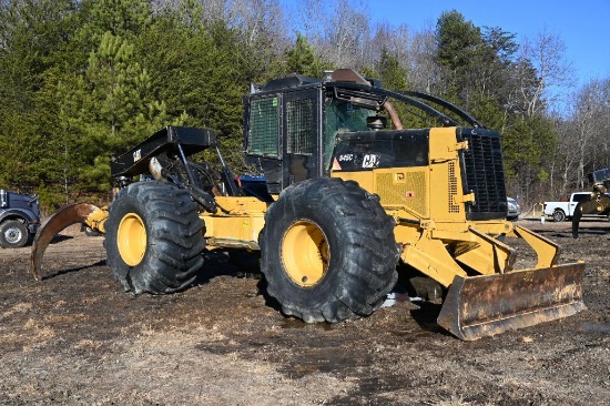 2012 Cat 545C Dual Arch Grapple Skidder