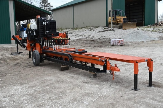 2017 Wood-Mizer LT70 Super Hydraulic Wide Throat Portable Bandmill