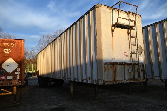 1982 Vanco Open Top Chip Trailer