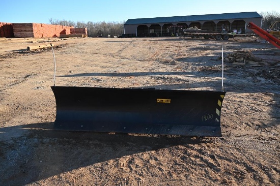 Creekside Welding Skid Steer Snow Plow Attachment