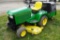 John Deere 425 Tractor w/ MC519 Material Collection Cart