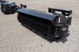 New! 2023 Wolverine Skid Steer Angle Broom Industrial Series Attachment