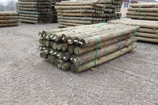 Southern Yellow Pine Fence Posts