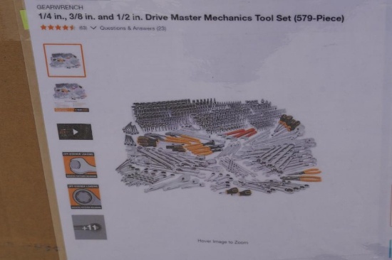 NEW GearWrench 579pc Master Mechanic Tool Set*