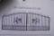 New 20' Bi-Parting Wrought Iron Driveway Gate