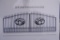 New 20' Bi-Parting Wrought Iron Driveway Gate*