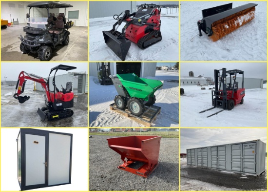 Factory Direct Equipment Auction-Online Only