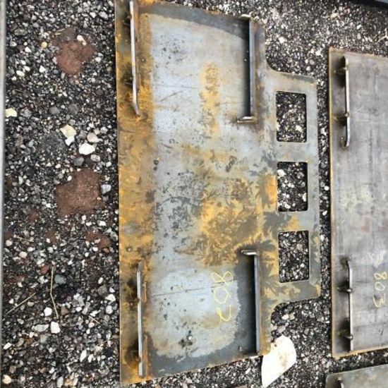 Skid Steer Plate With Guard (5/16")
