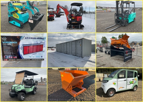 Factory Direct Equipment Auction - Online Only