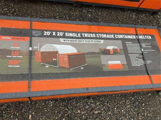 Unused 2024 Landhonor 20' X 20' Storage Shelter