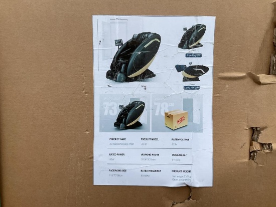 Unused 4D Massage Chair