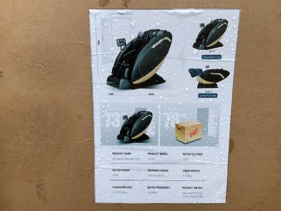 Unused 4D Massage Chair