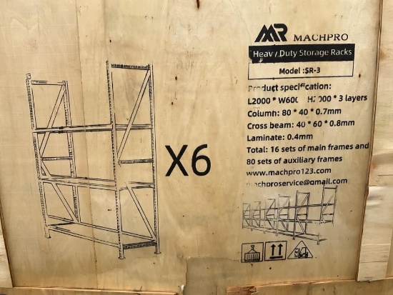 Unused Heavy Duty Storage Racks