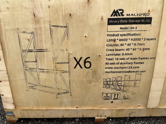 Unused Heavy Duty Storage Racks
