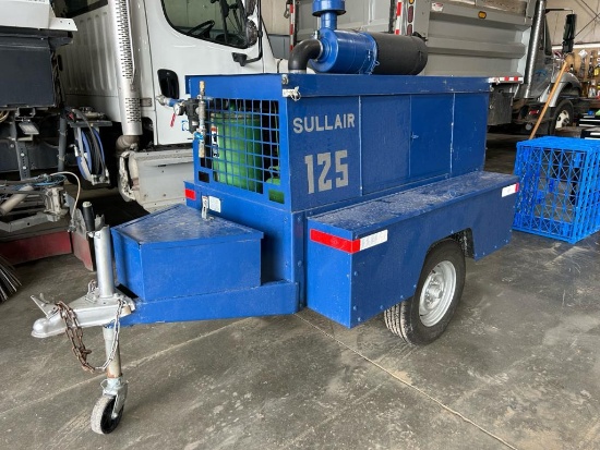 1979 Sullair 125 Towable Air Compressor