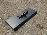 NEW Heavy Duty 1/2 Moon Gusseted Universal Skid Steer Receiver Hitch