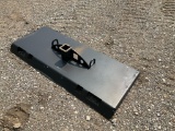 NEW Heavy Duty 1/2 Moon Gusseted Universal Skid Steer Receiver Hitch