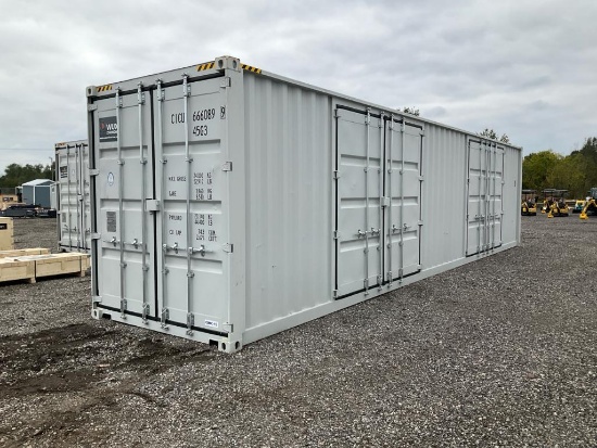New 40' High Cube Multi-Door Shipping Container