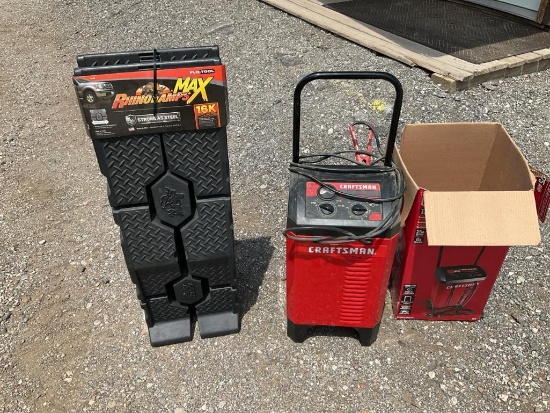 New Craftsman Battery Charger and New Rhino Car Ramps*