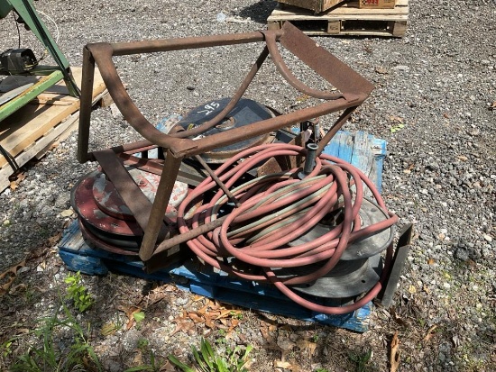 Hose Reels, Toolboxes, and Square up Stakes