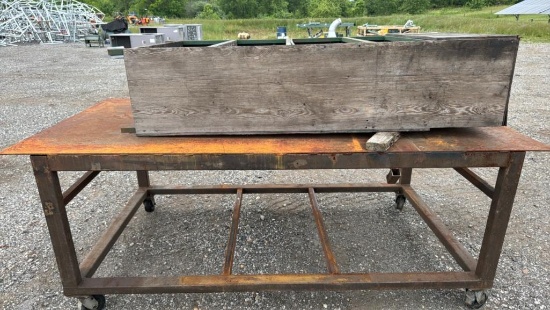 Steel Table and Steel Shelf*