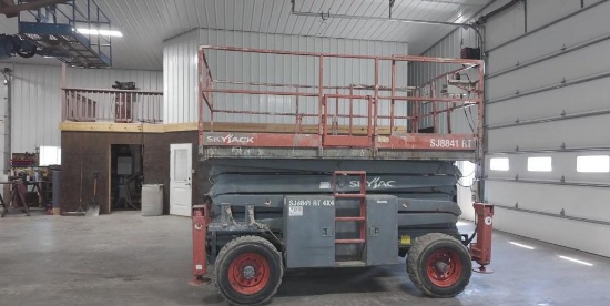 2014 Skyjack SJ884LRT Rough Terrain Scissor Lift