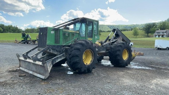 2012 John Deere 848H Grapple Skidder