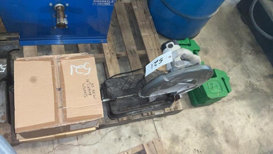 Porter Cable Metal Cutting Saw and Blades
