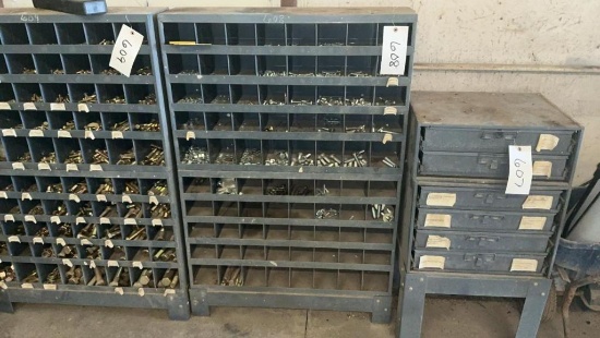 Bolt Storage Bin and Contents