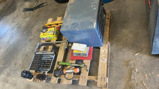 Storage Bin and Tools