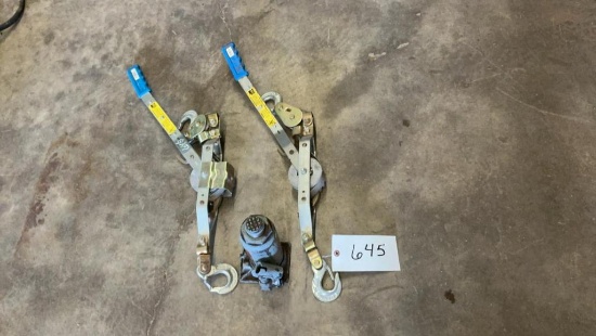 Winches and Bottle Jack