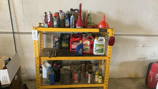 Dewalt Shelf and Misc. Grease and Oil