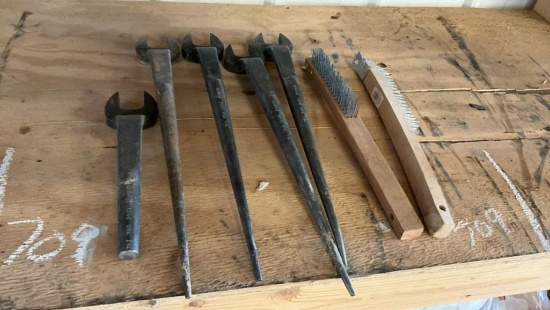 Spud Wrenches and Wire Brushes